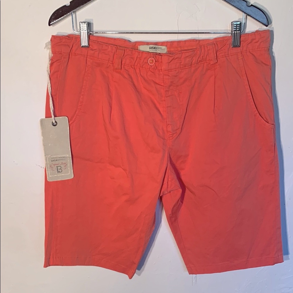 Luca Bertelli Flat Front Shorts